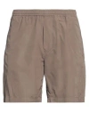 Grifoni Man Shorts & Bermuda Shorts Light Brown Size 32 Cotton In Beige