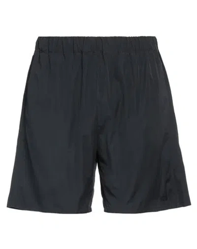 Grifoni Man Shorts & Bermuda Shorts Midnight Blue Size 38 Cotton