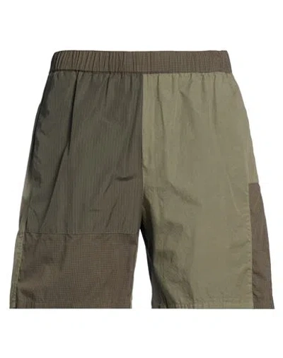 Grifoni Man Shorts & Bermuda Shorts Military Green Size 30 Cotton