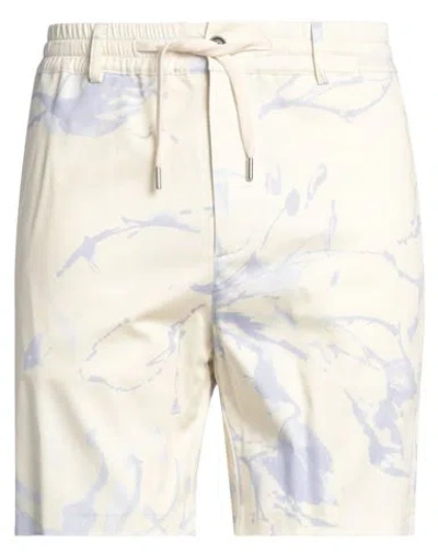 Grifoni Man Shorts & Bermuda Shorts Pastel Yellow Size 36 Cotton, Elastane