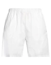 Grifoni Man Shorts & Bermuda Shorts White Size 36 Cotton