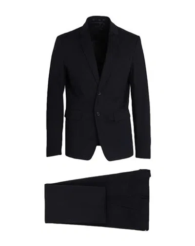 Grifoni Man Suit Midnight Blue Size 44 Cotton, Elastane