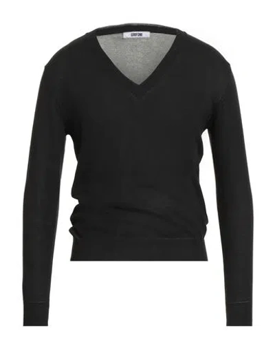 Grifoni Man Sweater Black Size 34 Cotton