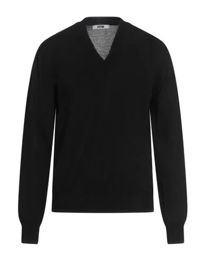 Grifoni Man Sweater Black Size 38 Virgin Wool