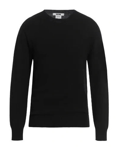 Grifoni Man Sweater Black Size 40 Cashmere