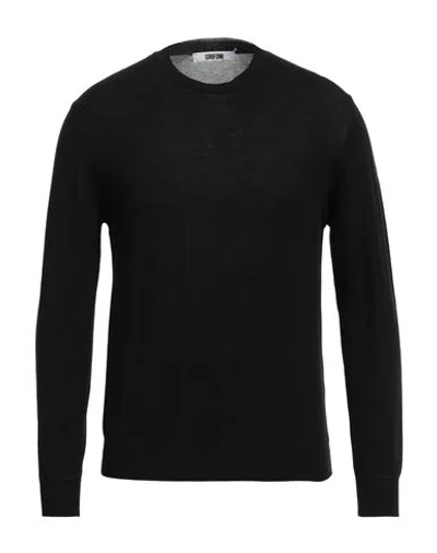 Grifoni Man Sweater Black Size 40 Cotton