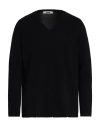 Grifoni Man Sweater Black Size 40 Virgin Wool In Black