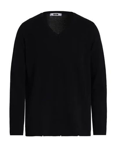 Grifoni Man Sweater Black Size 40 Virgin Wool