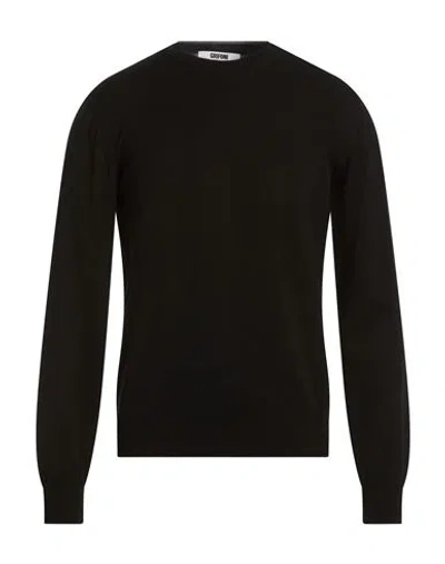 Grifoni Man Sweater Black Size 44 Cotton