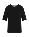 Grifoni Man Sweater Black Size 44 Cotton, Silk
