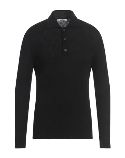 Grifoni Man Sweater Black Size 44 Polyamide, Alpaca Wool, Wool