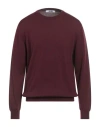 Grifoni Man Sweater Burgundy Size 44 Virgin Wool