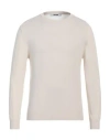 Grifoni Man Sweater Cream Size 36 Cotton In White