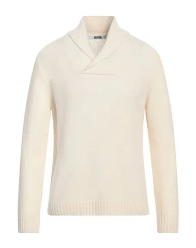 Grifoni Man Sweater Cream Size 40 Alpaca Wool, Polyamide, Wool In White