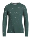 Grifoni Man Sweater Emerald Green Size 34 Cotton, Polyamide
