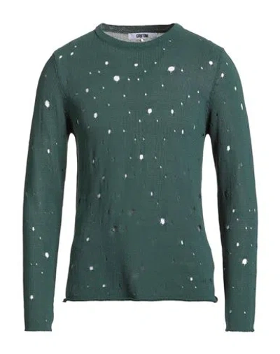 Grifoni Man Sweater Emerald Green Size 34 Cotton, Polyamide