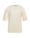 Grifoni Man Sweater Ivory Size 48 Cotton, Silk In White