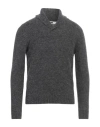 Grifoni Man Sweater Lead Size 38 Alpaca Wool, Polyamide, Wool In Gray