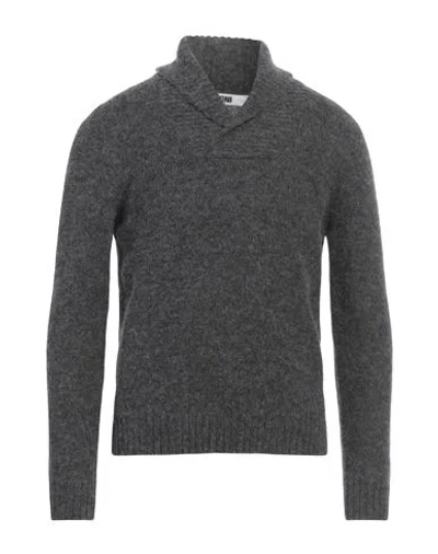 Grifoni Man Sweater Lead Size 38 Alpaca Wool, Polyamide, Wool In Gray