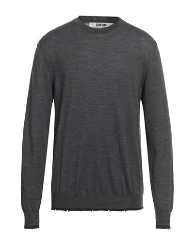 Grifoni Man Sweater Lead Size 42 Virgin Wool