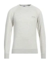 Grifoni Man Sweater Light Grey Size 44 Virgin Wool In Grey
