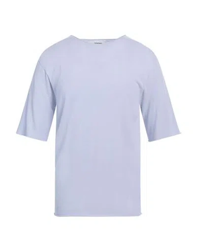 Grifoni Man Sweater Lilac Size 40 Cotton, Silk In Purple