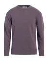 Grifoni Man Sweater Mauve Size 40 Virgin Wool