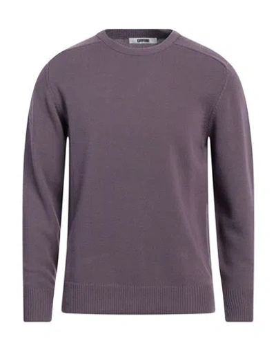 Grifoni Man Sweater Mauve Size 40 Virgin Wool