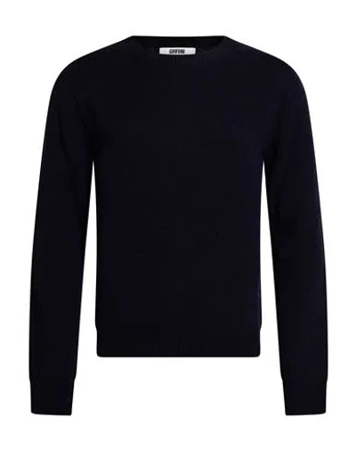 Grifoni Man Sweater Midnight Blue Size 36 Cashmere