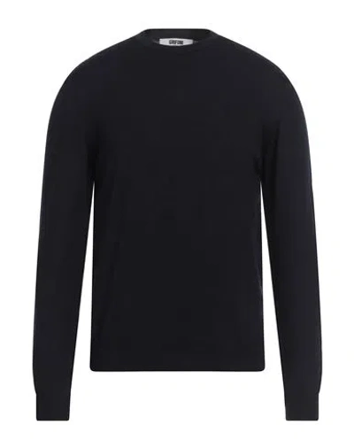 Grifoni Man Sweater Midnight Blue Size 36 Virgin Wool