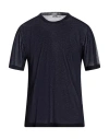 Grifoni Man Sweater Midnight Blue Size 38 Viscose, Polyester In Blue