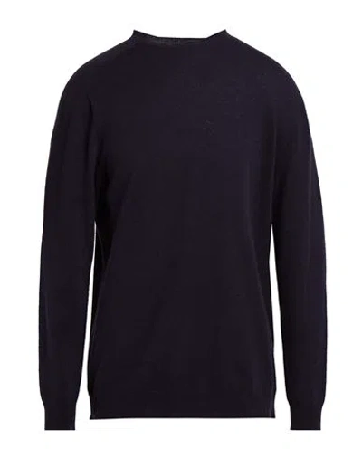 Grifoni Man Sweater Midnight Blue Size 42 Virgin Wool