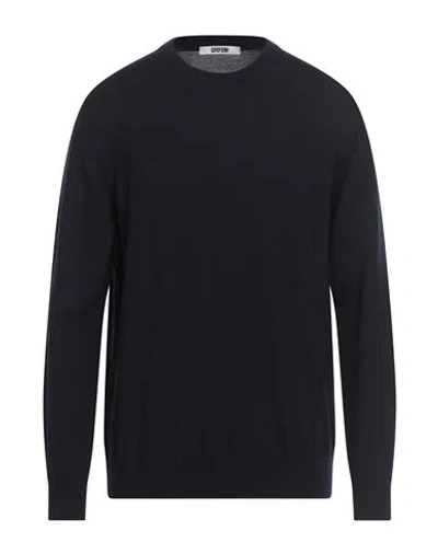 Grifoni Man Sweater Midnight Blue Size 44 Virgin Wool