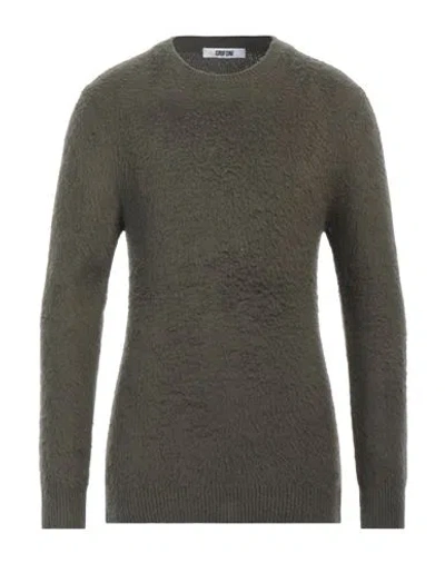 Grifoni Man Sweater Military Green Size 36 Cotton, Polyamide
