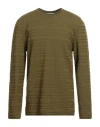 Grifoni Man Sweater Military Green Size 44 Virgin Wool