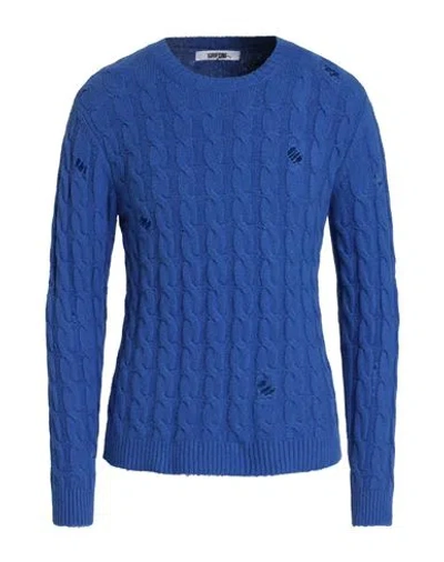 Grifoni Man Sweater Orange Size 36 Cotton, Polyamide