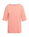 Grifoni Man Sweater Salmon Pink Size 48 Cotton, Silk In Pink