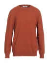 Grifoni Man Sweater Tan Size 44 Cotton, Polyamide In Brown