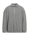 Grifoni Man Sweatshirt Grey Size L Cotton, Polyester In Grey