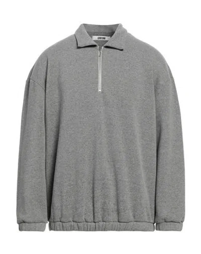 Grifoni Man Sweatshirt Grey Size M Cotton, Polyester