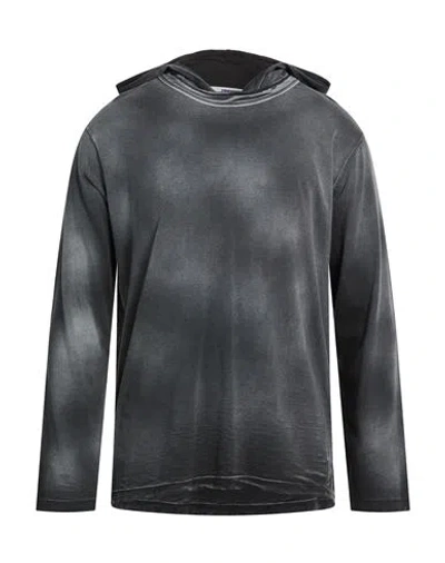 Grifoni Man T-shirt Charcoal Size L Cotton In Multi