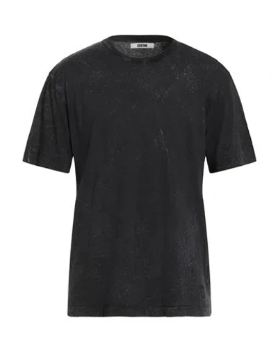 Grifoni Man T-shirt Charcoal Size Xl Cotton