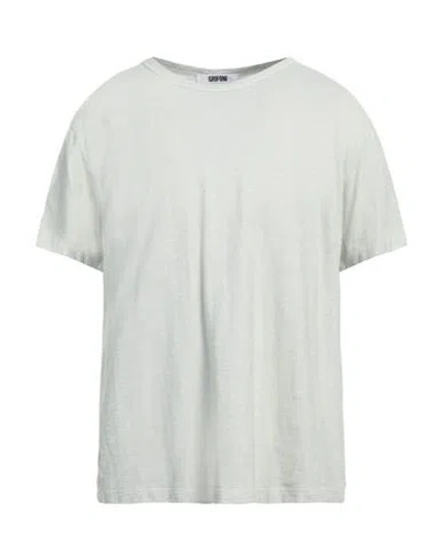Grifoni Man T-shirt Light Grey Size Xl Cotton, Linen