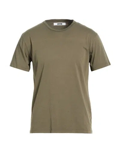 Grifoni Man T-shirt Military Green Size S Cotton