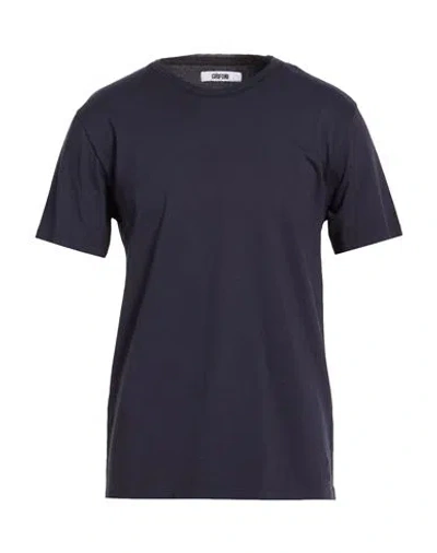 Grifoni Man T-shirt Navy Size S Cotton In Blue