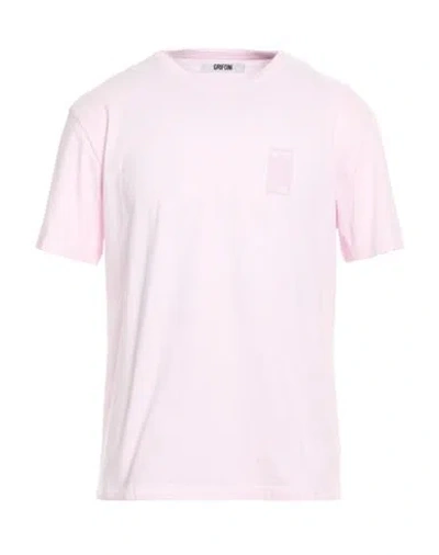 Grifoni Man T-shirt Pink Size M Cotton