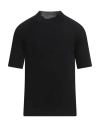 Grifoni Man Turtleneck Black Size 38 Virgin Wool