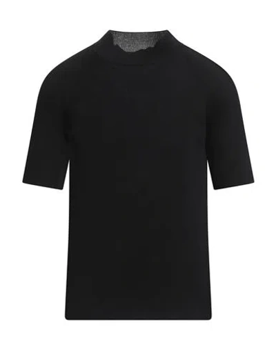 Grifoni Man Turtleneck Black Size 38 Virgin Wool
