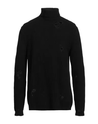 Grifoni Man Turtleneck Black Size 40 Virgin Wool