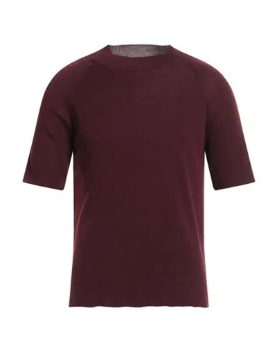 Grifoni Man Turtleneck Garnet Size 38 Virgin Wool